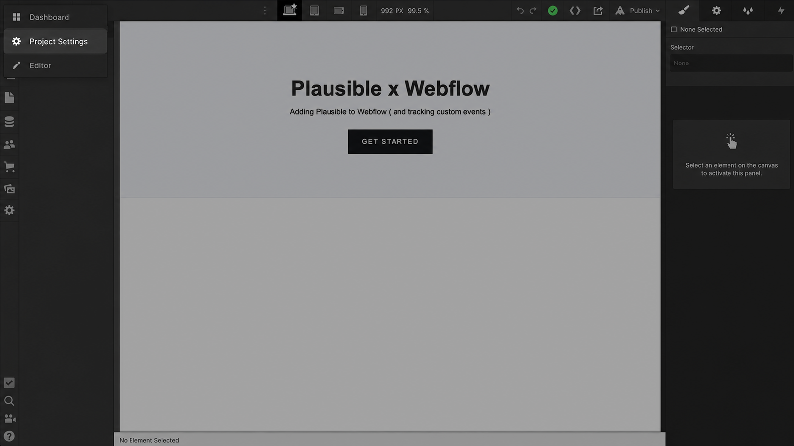 Add custom code to Webflow